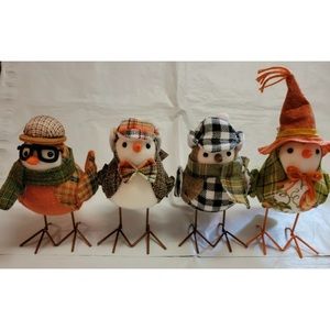 4 - Hobby Lobby Fall Autumn Harvest Fabric Birds
